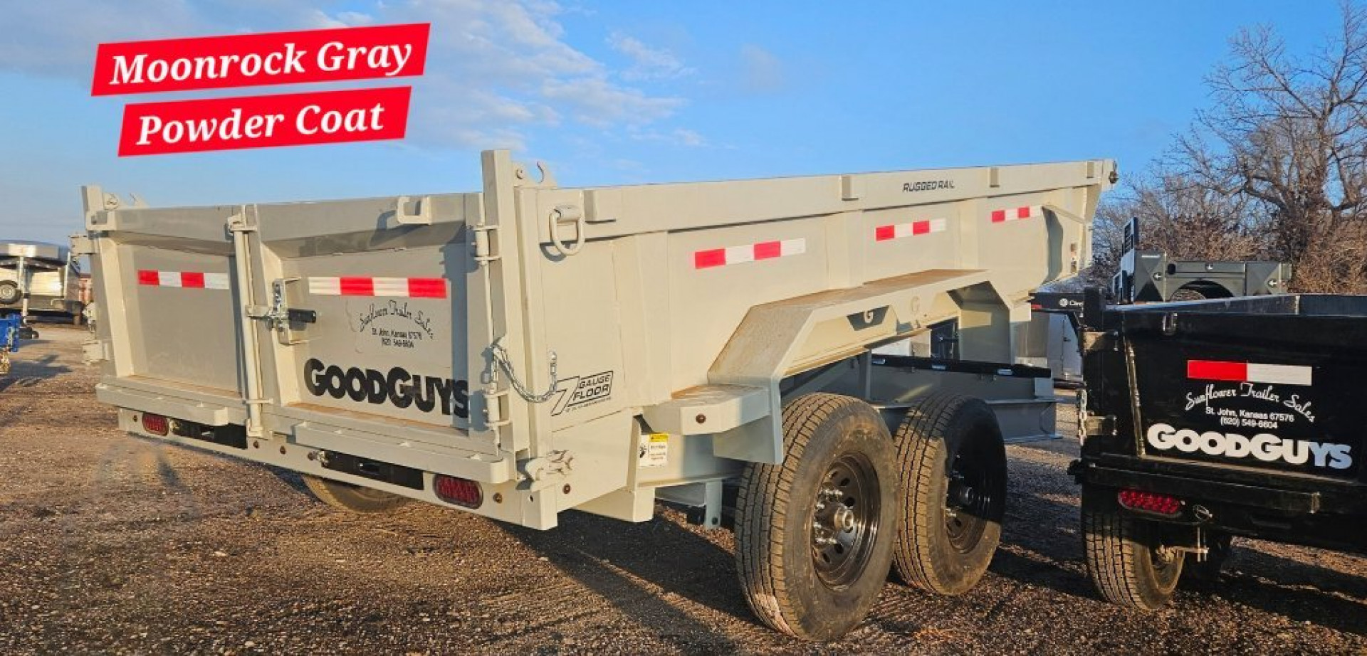 New 2025 GOOD GUYS TRAILERS 83" x 14' Low-Profile Dump Trailer