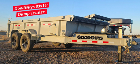 New 2025 GOOD GUYS TRAILERS 83" x 14' Low-Profile Dump Trailer