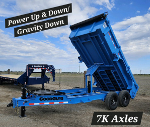 New 2025 GOOD GUYS TRAILERS 83" x 14' Low-Profile Dump Trailer