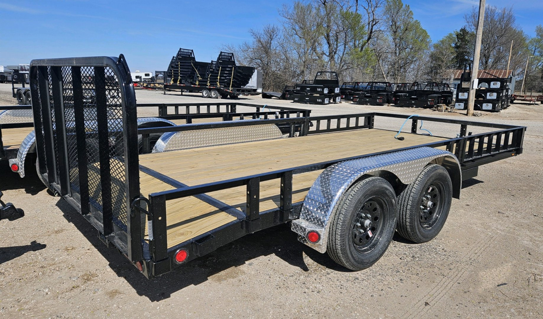 New 2025 PJ TRAILERS 16' x 83 in. Tandem Axle Channel Utility (UL) Trailer