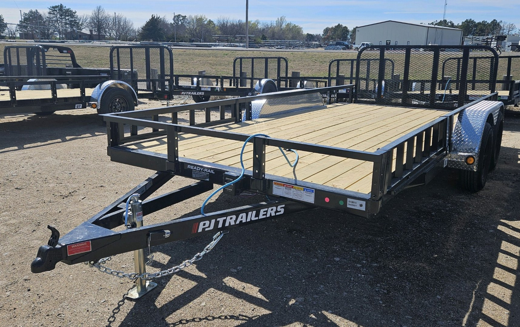 New 2025 PJ TRAILERS 16' x 83 in. Tandem Axle Channel Utility (UL) Trailer