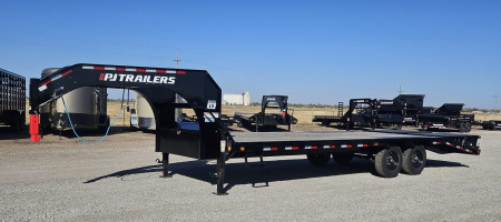 New 2024 PJ TRAILERS 102" x 25' Low-Pro Flatdeck with Singles (LS) Flatbed Trailer