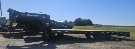 New 2025 Good Guys Trailers 102" x 28' w/7K Axles Low-pro Flatbed Trailer