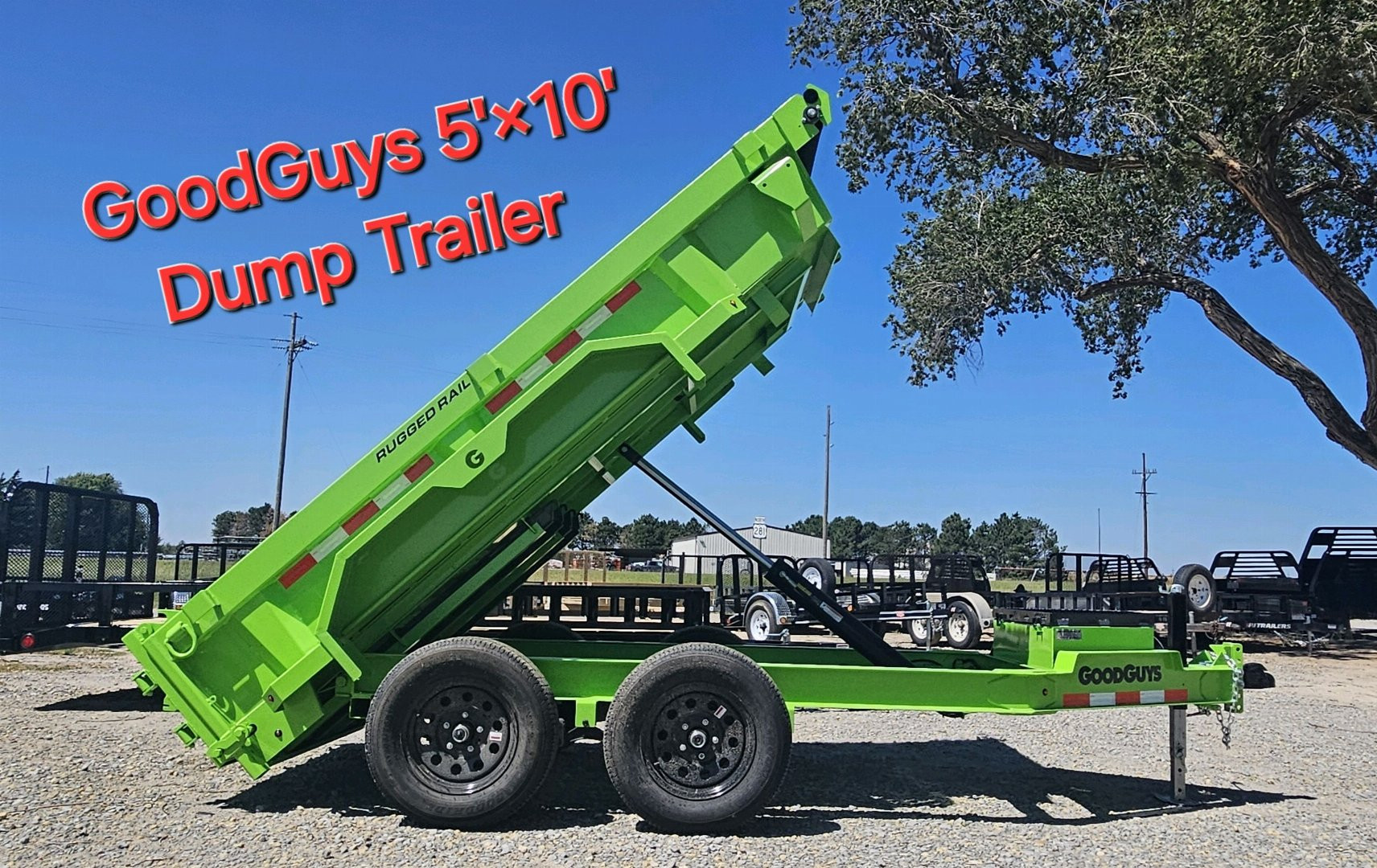 New 2025 GOOD GUYS TRAILERS 5' x 10' Low-Profile (DL5) Dump Trailer