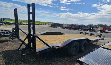 New 2024 PJ TRAILERS 102" x 22' Super-wide Equipment Trailer
