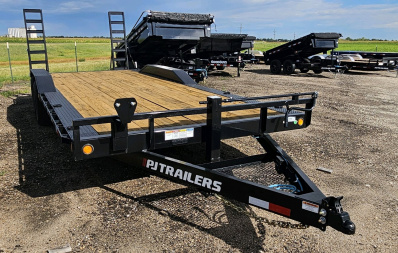 New 2024 PJ TRAILERS 102" x 22' Super-wide Equipment Trailer
