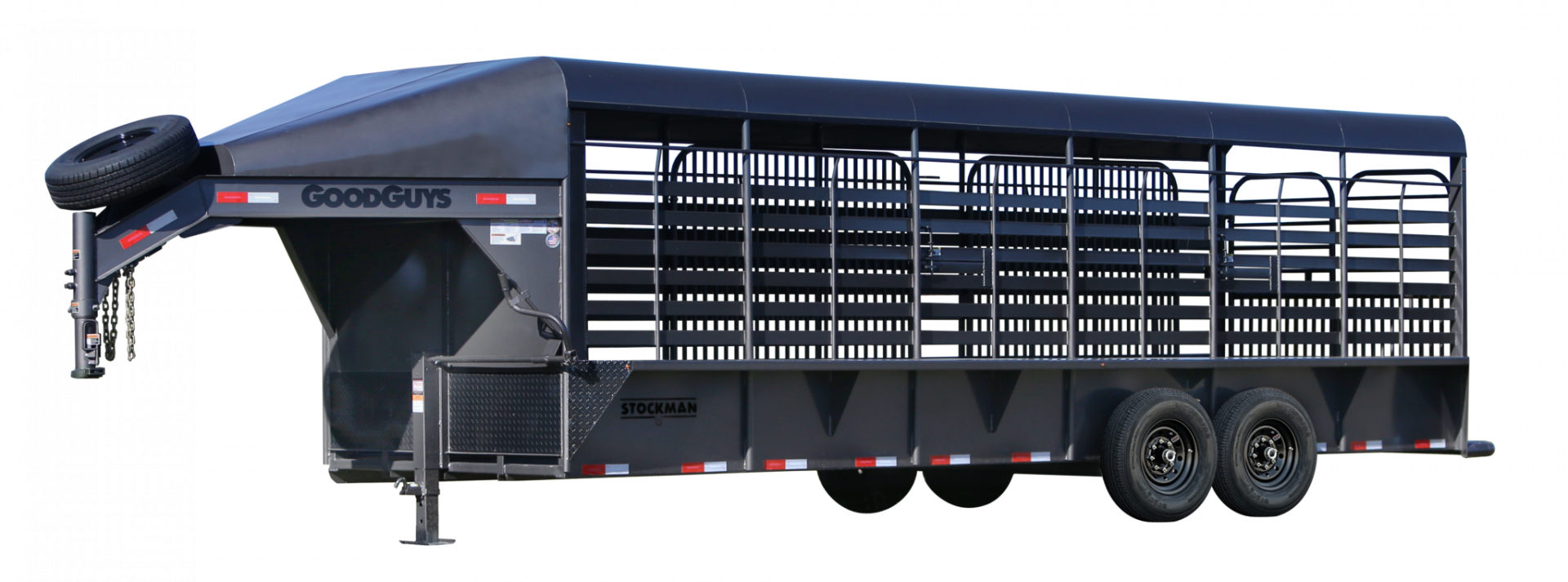 New 2026 Good Guys Trailers 6'8" x 24' Stockman Stock Trailer