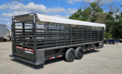 New 2026 GOOD GUYS TRAILERS 6'8" x 24' Wrangler Bar-Top Stock / Stock Combo Trailer