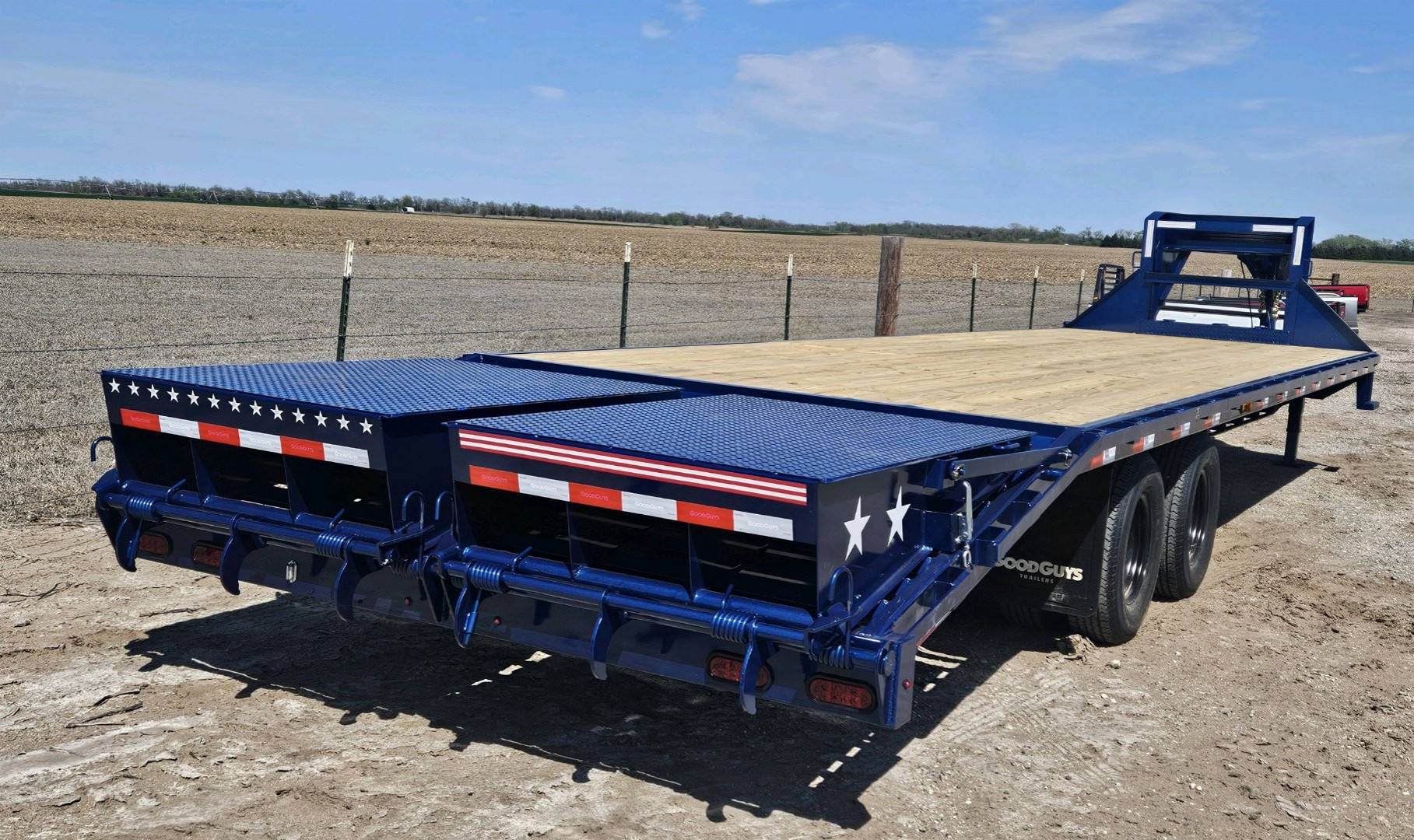 New 2025 Good Guys Trailers 102" x 32' 1776 Edition Flatbed Trailer
