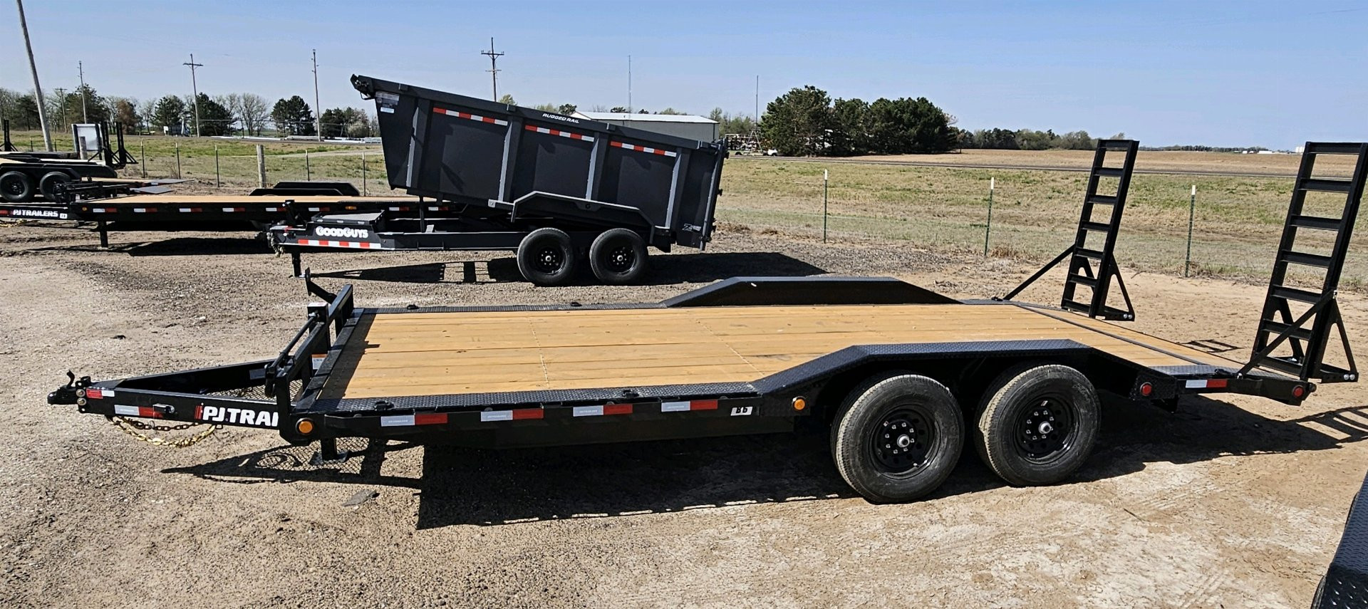 New 2024 PJ TRAILERS 102" x 20' Super-wide Equipment Trailer