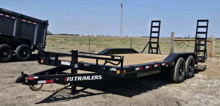 New 2024 PJ TRAILERS 102" x 20' Super-wide Equipment Trailer