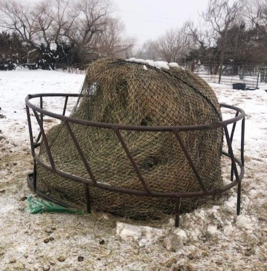 New 2025 Hay Chix 6' Large Bale Net w/2.5" Holes Farm / Ranch