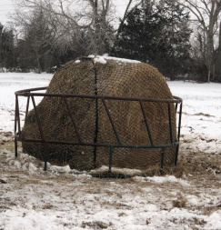 New 2025 Hay Chix 6' Large Bale Net w/2.5" Holes Farm / Ranch