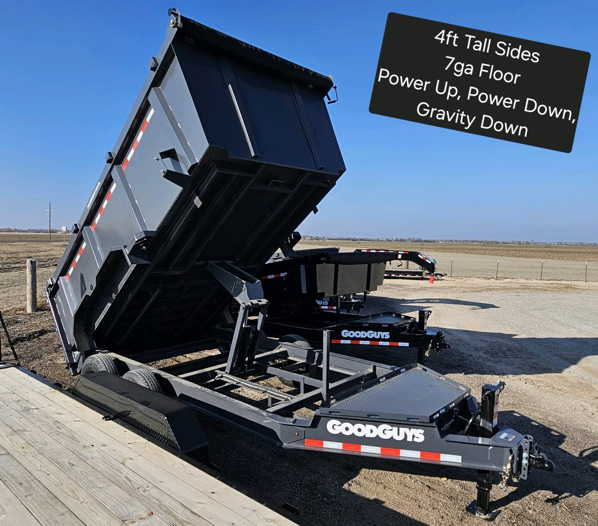 New 2024 GOOD GUYS TRAILERS 83" x 14' Low-Profile Dump (DH7) Dump Trailer