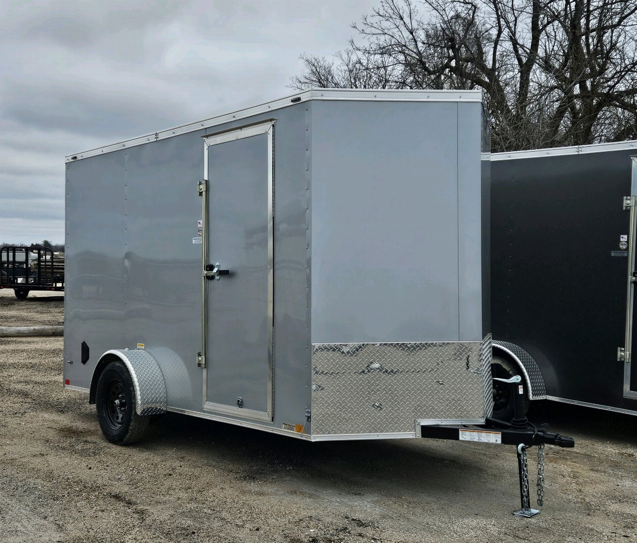 New 2024 STALLION MANUFACTURING LLC 6' x 12' Cargo / Enclosed Trailer