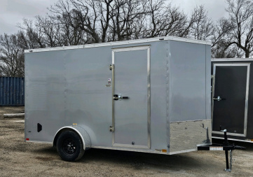 New 2024 STALLION MANUFACTURING LLC 6' x 12' Cargo / Enclosed Trailer