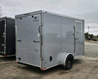 New 2024 STALLION MANUFACTURING LLC 6' x 12' Cargo / Enclosed Trailer
