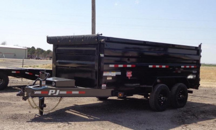 New 2025 PJ TRAILERS 83" x 14' Low-Pro High Side Dump (DM) Dump Trailer