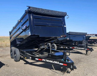 New 2025 PJ TRAILERS 83" x 14' Low-Pro High Side Dump (DM) Dump Trailer