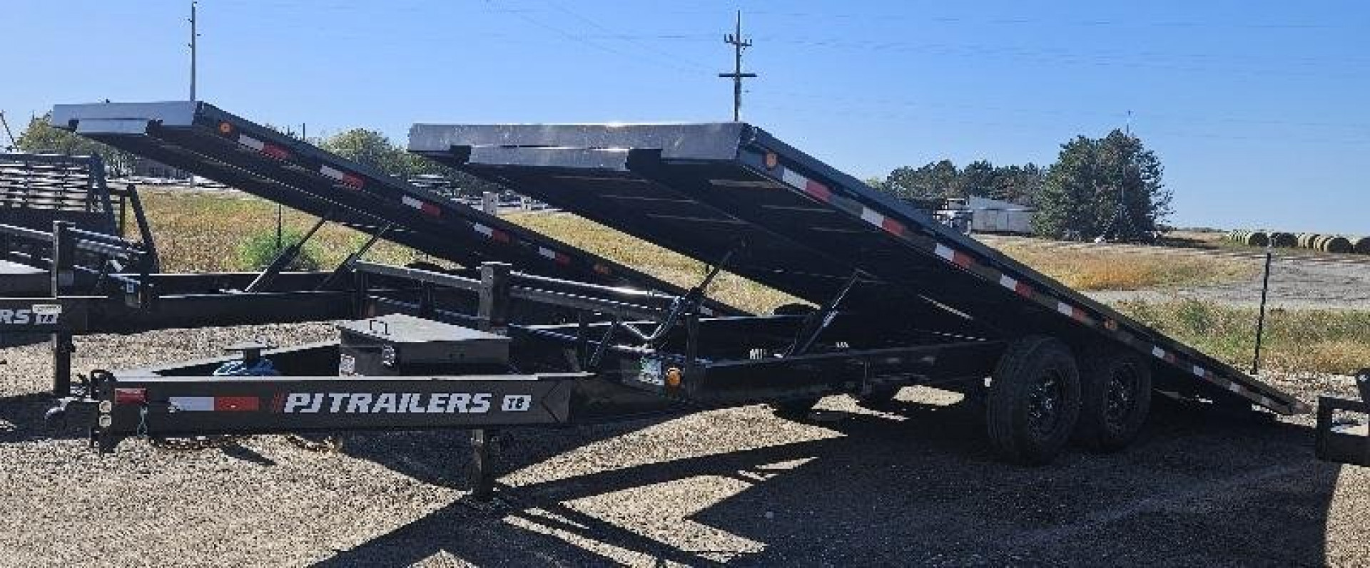 New 2026 PJ Trailers 102" x 22' Deckover Tilt (T8) Deckover Trailer