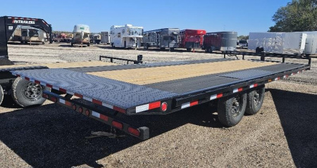 New 2026 PJ Trailers 102" x 22' Deckover Tilt (T8) Deckover Trailer