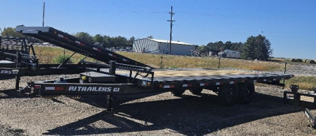 New 2026 PJ Trailers 102" x 22' Deckover Tilt (T8) Deckover Trailer