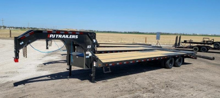 New 2025 PJ TRAILERS Low-Pro Flatdeck with Duals (LD) Flatbed Trailer