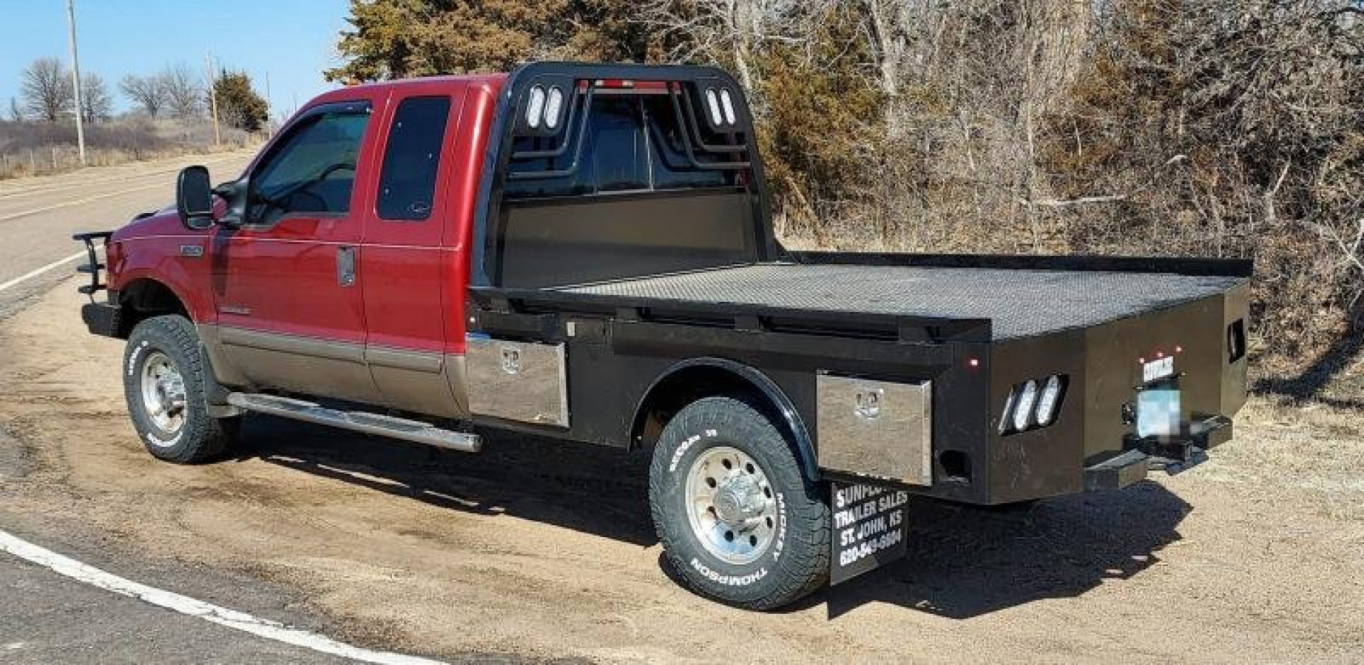 New 2025 CROWNLINE Skirted 4 Box Long Bed SRW Truck Bed