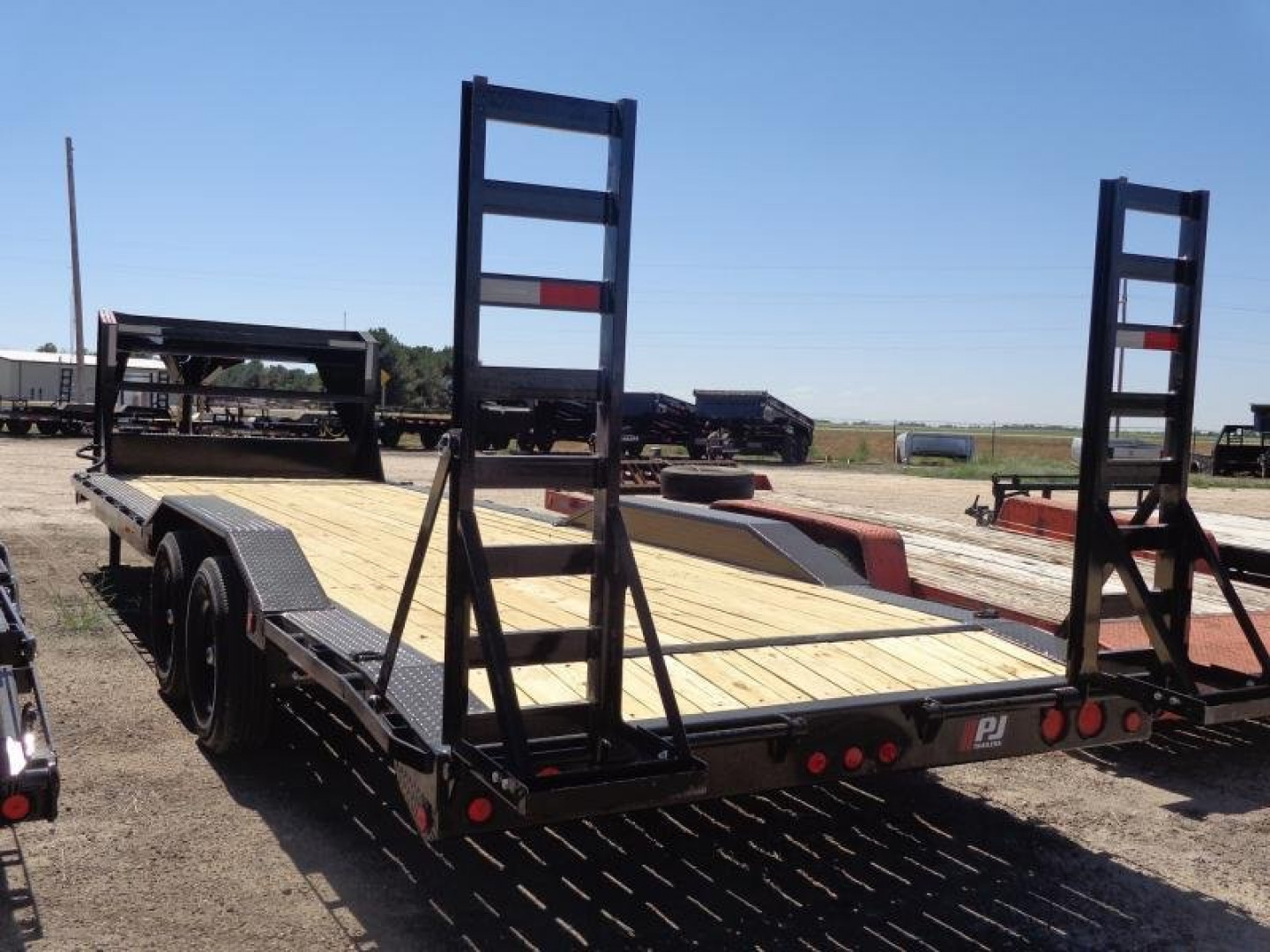 New 2024 PJ TRAILERS 26' x 8 in. Channel Super-Wide (B8) Equipment Trailer