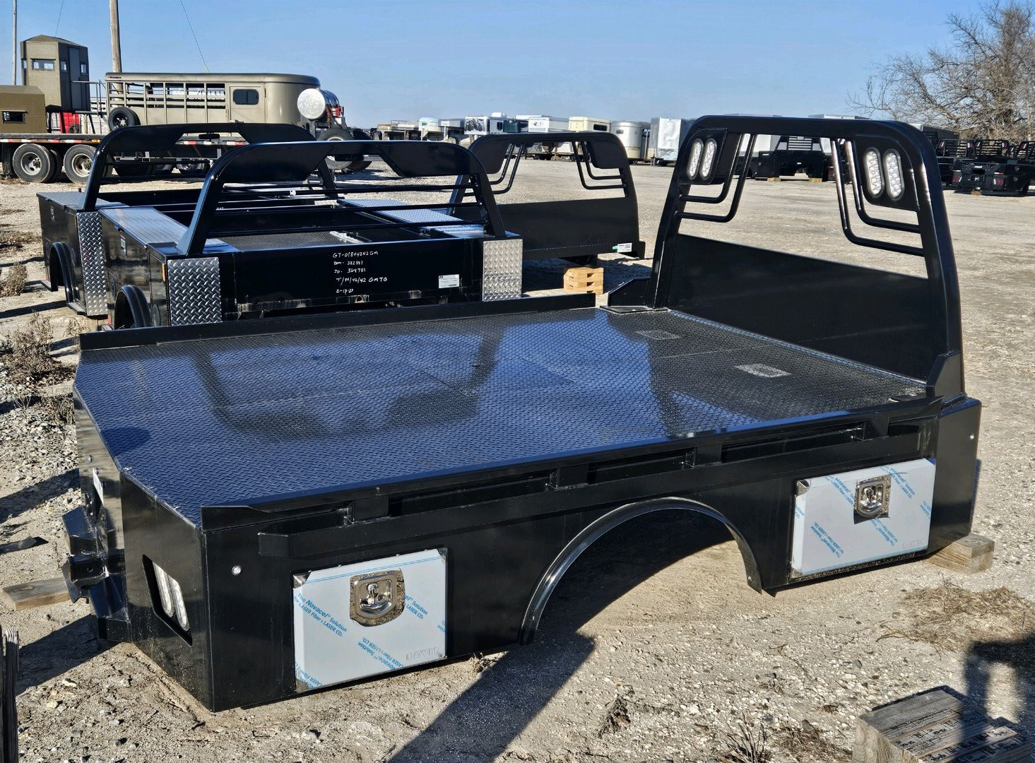 New 2025 Crownline Skirted 4 Box Long Bed DRW 60" c/a Truck Bed