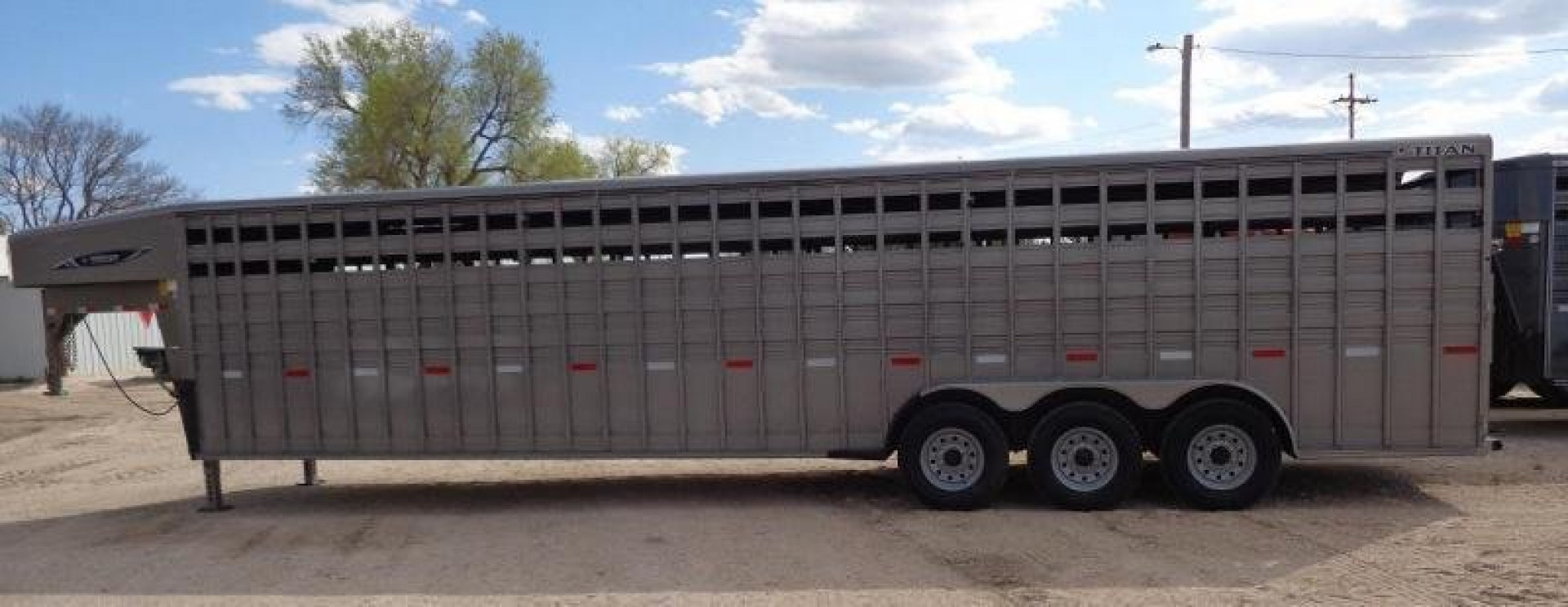 New 2026 Titan Trailer Standard 6'8" x 32' Stock / Stock Combo Trailer