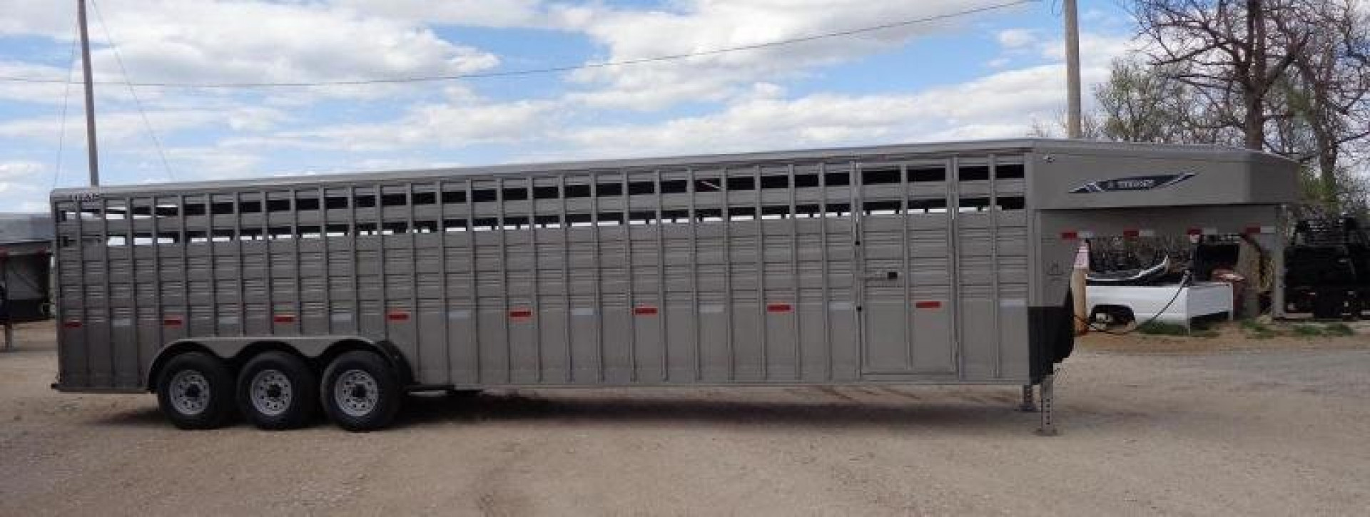 New 2026 Titan Trailer Standard 6'8" x 32' Stock / Stock Combo Trailer