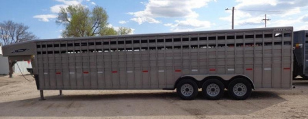 New 2026 Titan Trailer Standard 6'8" x 32' Stock / Stock Combo Trailer