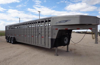 New 2026 Titan Trailer Standard 6'8" x 32' Stock / Stock Combo Trailer