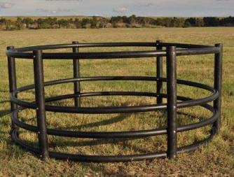 New 2024 Century Livestock Poly Round Bale Feeder Farm / Ranch