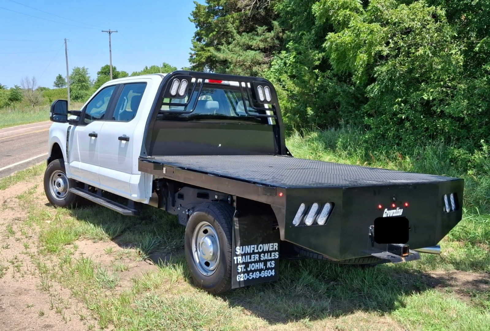 New 2025 CROWNLINE Rubrail Single Rear Wheel Long Bed Truck Bed