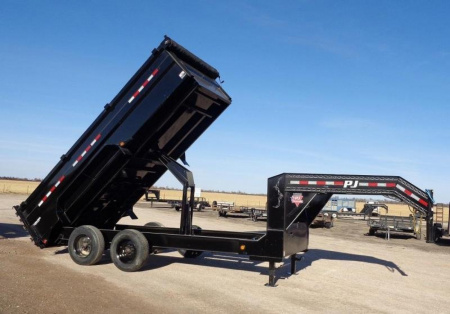 New 2026 PJ Trailers 16' HD Low-Pro (DE) Dump Trailer