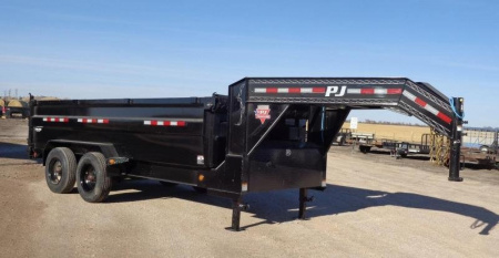 New 2026 PJ Trailers 16' HD Low-Pro (DE) Dump Trailer