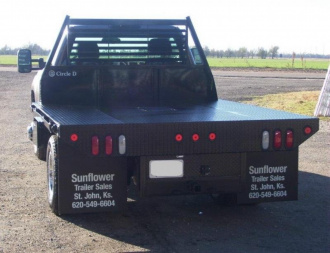 New 2025 CIRCLE D 8' x 8.5' Standard Flatbed Truck Bed