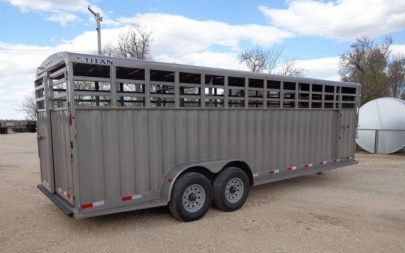 New 2026 Titan Trailer Rancher Stock / Stock Combo Trailer