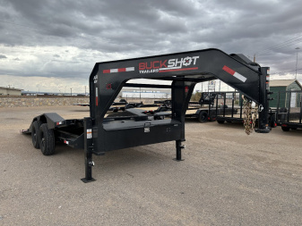 New 2025 Buckshot 102x20 14k Gooseneck Tilt Trailer