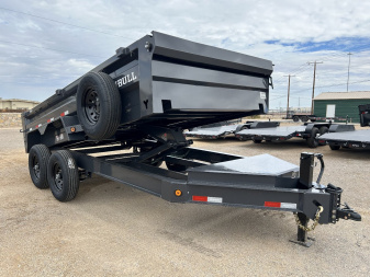 New 2025 Iron Bull 7x14 14K Dump Trailer