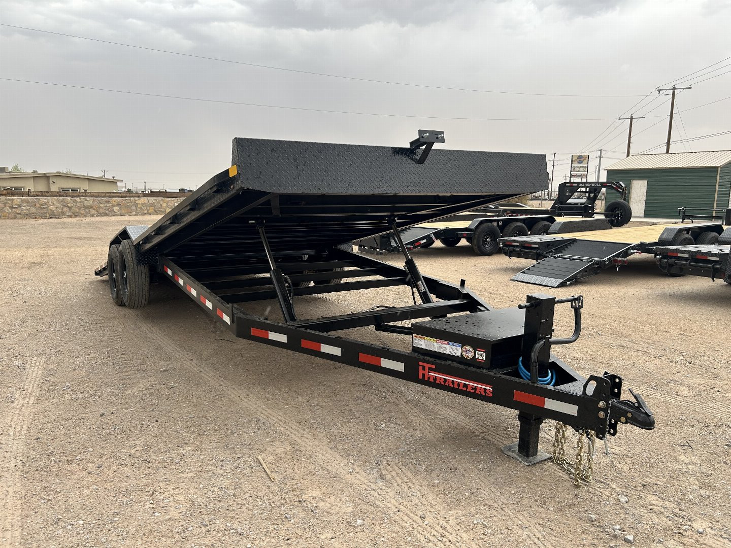 New 2025 HT Trailers 102x24 14k Tilt Trailer