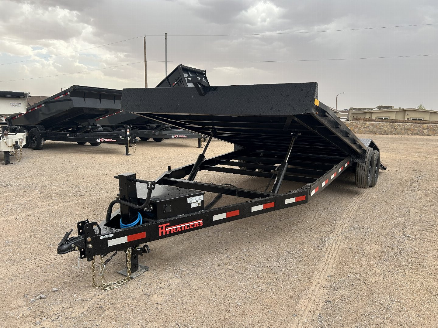 New 2025 HT Trailers 102x24 14k Tilt Trailer