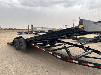 New 2025 HT Trailers 102x24 14k Tilt Trailer