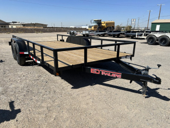 New 2025 ED Trailers 7x16 7k Utility Trailer