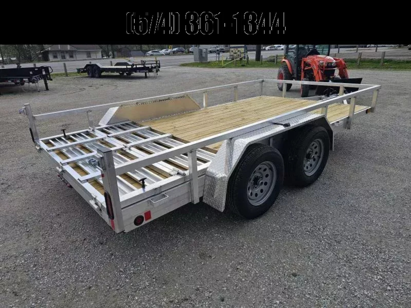 New 2025 ALUMINUM 83X14 UTILITY TRAILER TANDEM AXLE 7000GVWR TORSION Utility Trailer
