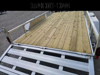 New 2025 ALUMINUM 83X14 UTILITY TRAILER TANDEM AXLE 7000GVWR TORSION Utility Trailer