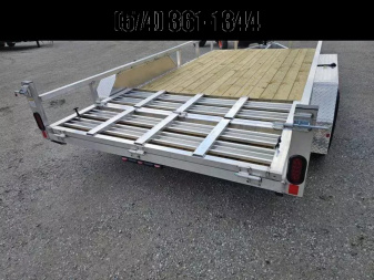 New 2025 ALUMINUM 83X14 UTILITY TRAILER TANDEM AXLE 7000GVWR TORSION Utility Trailer