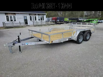 New 2025 ALUMINUM 83X14 UTILITY TRAILER TANDEM AXLE 7000GVWR TORSION Utility Trailer